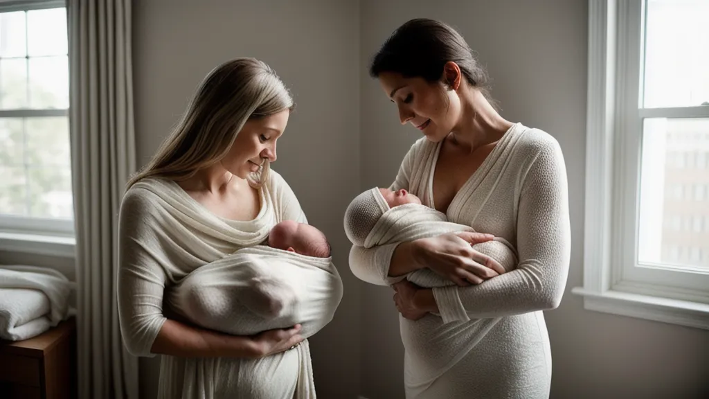 Mesure de l'espacement des barreaux du lit bébé au mètre ruban pour vérifier la sécurité du couchage