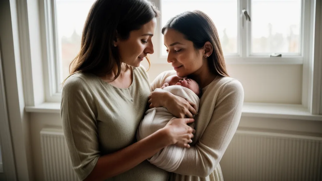 Une femme fatiguée assise sur un tapis de yoga dans son salon, à la recherche d'une récupération douce en post-partum