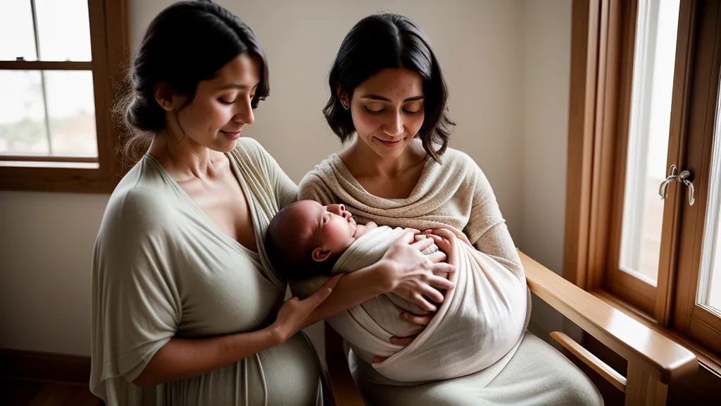 Femme enceinte emmitouflée avec une tisane chaude, symbole des remèdes naturels contre un rhume pendant la grossesse