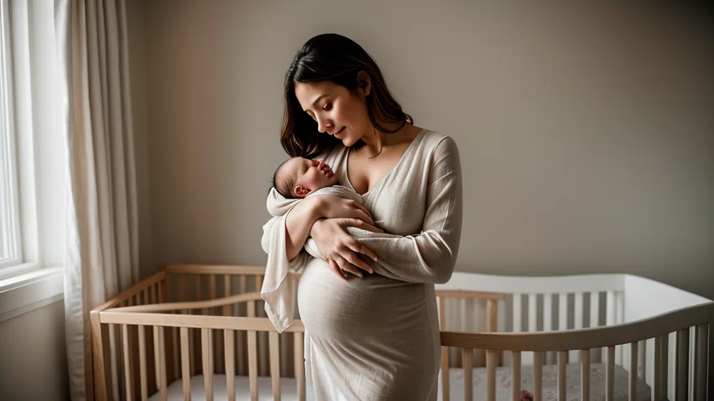 Femme enceinte flottant sur le dos dans une piscine calme, posture de sport doux pendant la grossesse