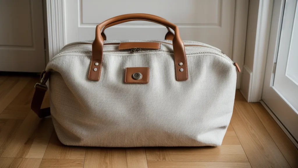 Préparation à la naissance : sac de maternité prêt avant les premiers signes du travail