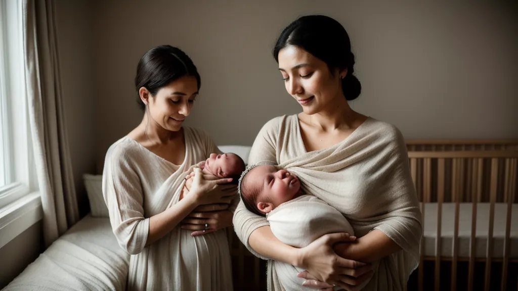 Feuille manuscrite du projet de naissance posée sur le lit, résumé des souhaits pour l'accouchement