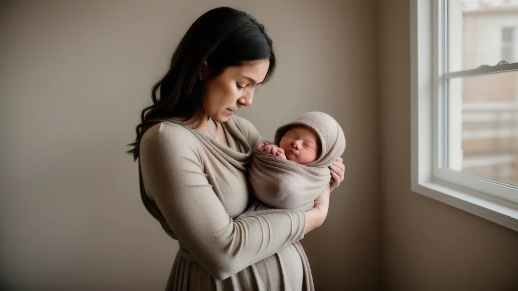 Mains d'une femme enceinte posées sur un tapis de yoga pendant des étirements doux contre les maux de dos