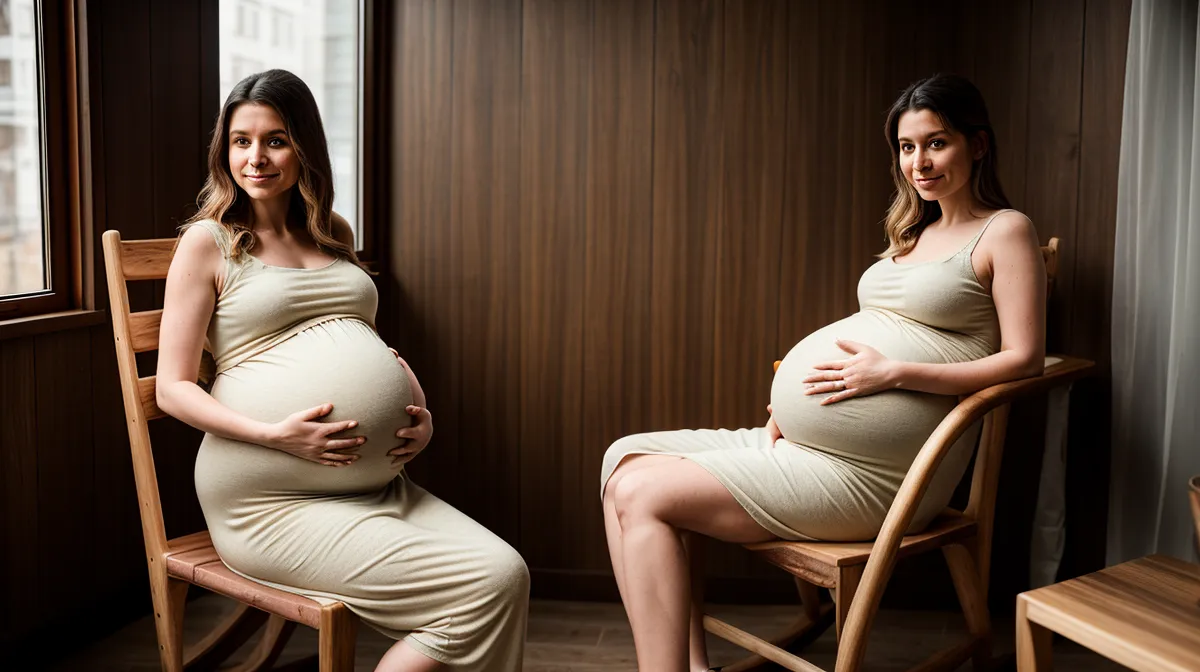 Jeune femme enceinte respirant à la fenêtre pour apaiser les nausées de grossesse au naturel