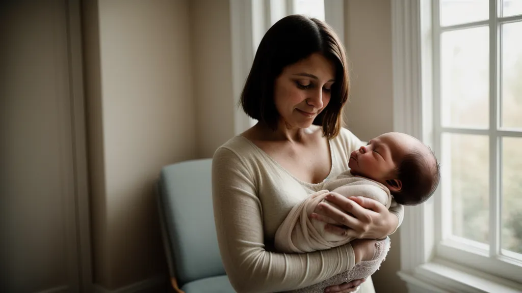Lessive hypoallergénique pour peau sensible de bébé : pile de bodies en coton bio avant le premier lavage